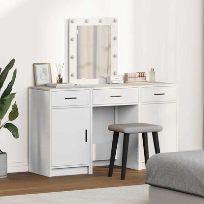 vidaXL Dressing Table White 50 x 41 x 135 cm Engineered Wood