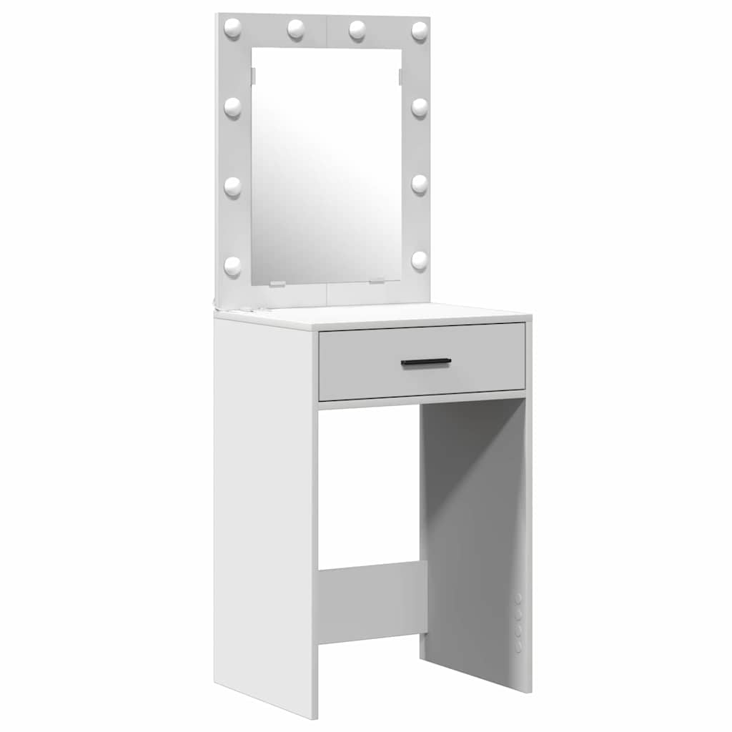 vidaXL Dressing Table White 50 x 41 x 135 cm Engineered Wood