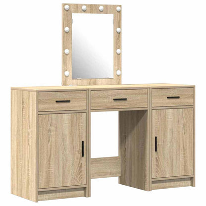 vidaXL Dressing Table Brown 50 x 41 x 135 cm Engineered Wood
