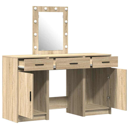 vidaXL Dressing Table Brown 50 x 41 x 135 cm Engineered Wood