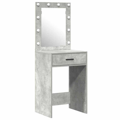 vidaXL Dressing Table Grey 50 x 41 x 135 cm Engineered Wood