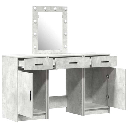 vidaXL Dressing Table Grey 50 x 41 x 135 cm Engineered Wood