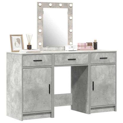 vidaXL Dressing Table Grey 50 x 41 x 135 cm Engineered Wood