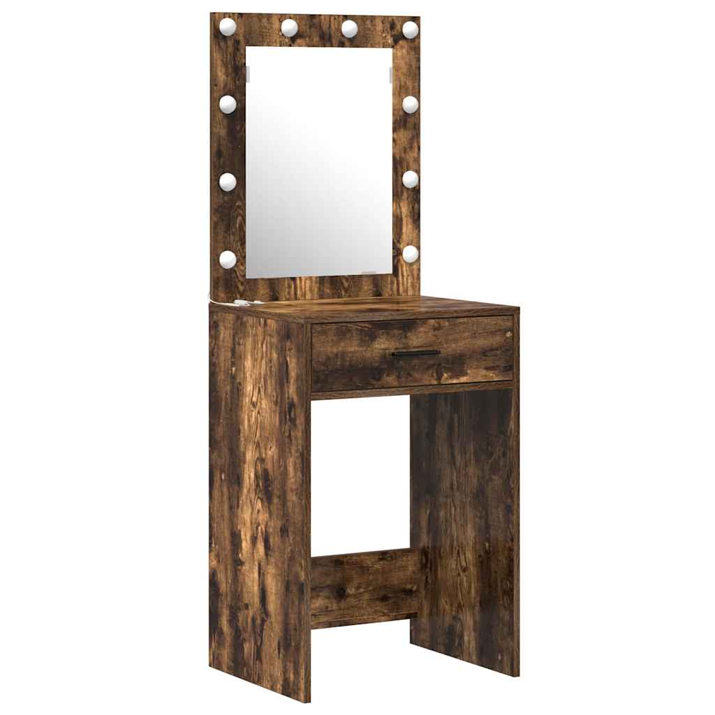 vidaXL Dressing Table Brown 50 x 41 x 135 cm Engineered Wood