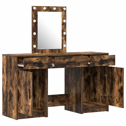 vidaXL Dressing Table Brown 50 x 41 x 135 cm Engineered Wood