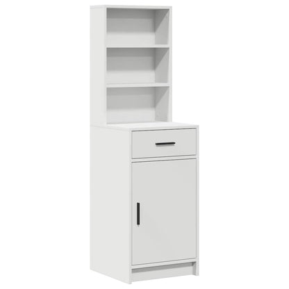 vidaXL Dressing Table 2 pcs White 78.5 x 41 x 135 cm Engineered Wood