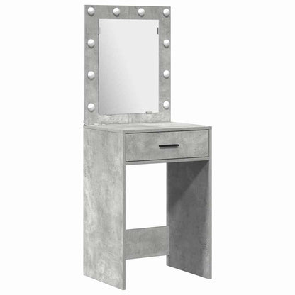 vidaXL Dressing Table Set 2 pcs Concrete Grey Engineered Wood
