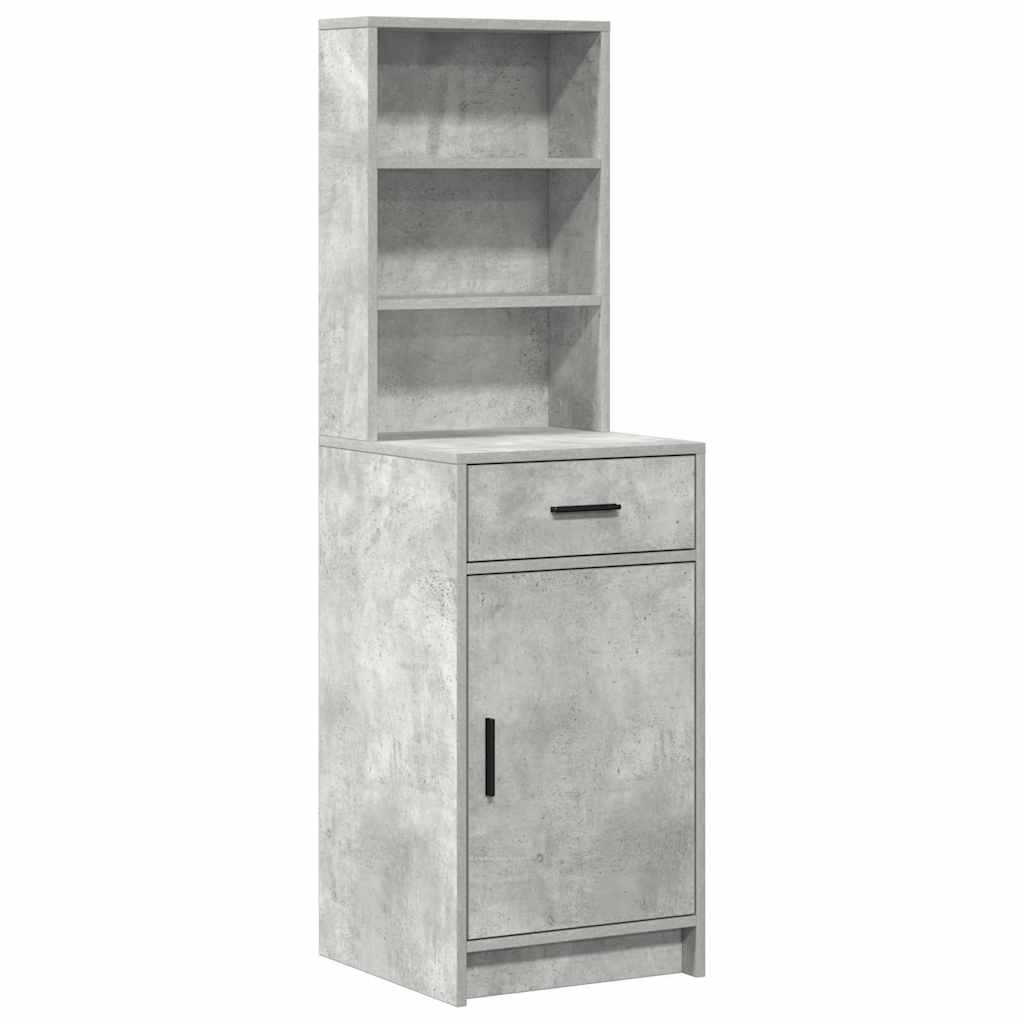 vidaXL Dressing Table Set 2 pcs Concrete Grey Engineered Wood