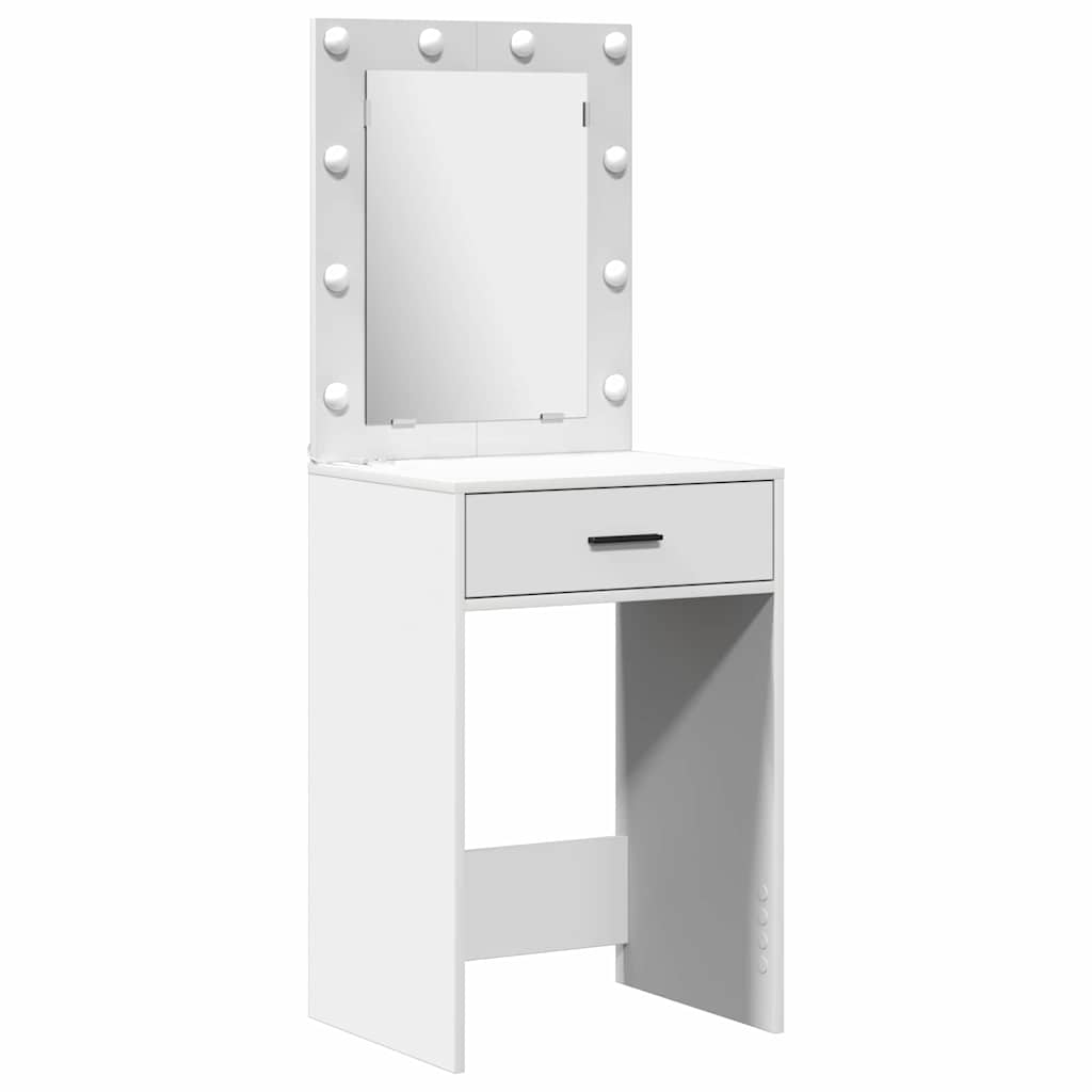 vidaXL Dressing Table Set 3 pcs White Engineered Wood