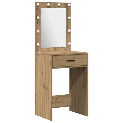 vidaXL Dressing Table Set 3 pcs Artisan Oak Engineered Wood