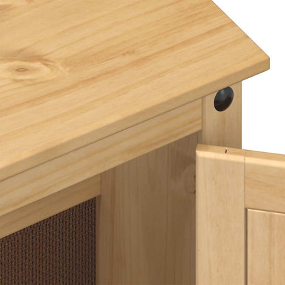 vidaXL 2 Piece Bathroom Furniture Set Corona Solid Wood Pine