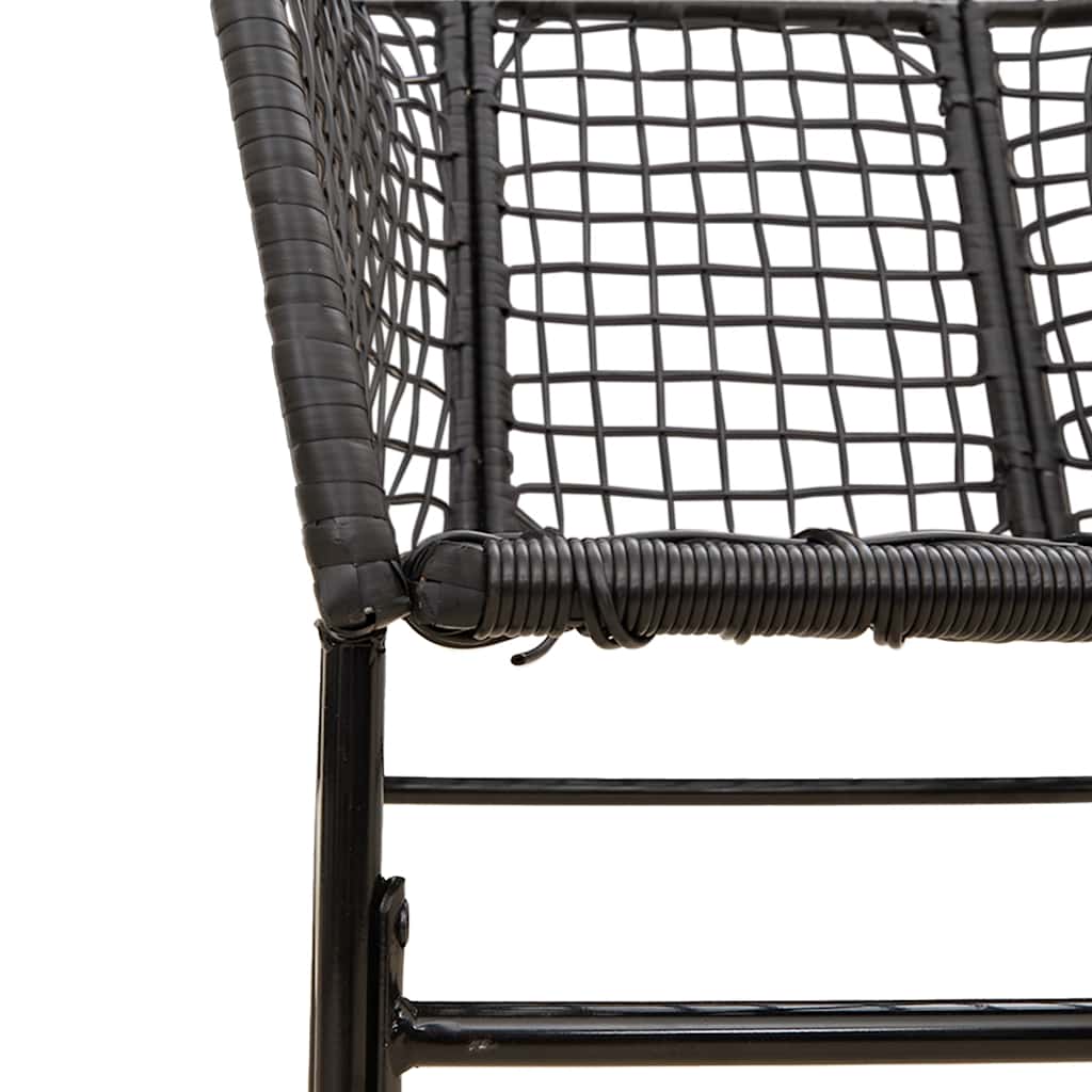 vidaXL Garden Dining Set | Black
