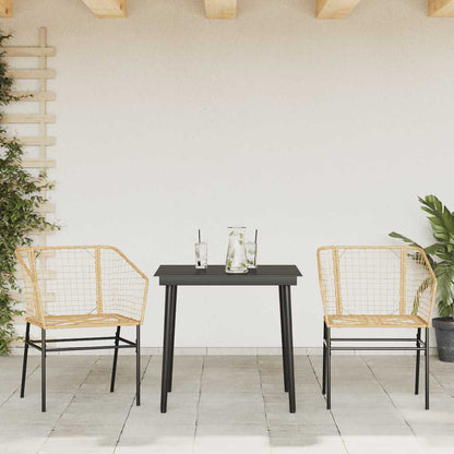 vidaXL Garden Dining Set | Brown | PE Rattan | Medium |  Durable