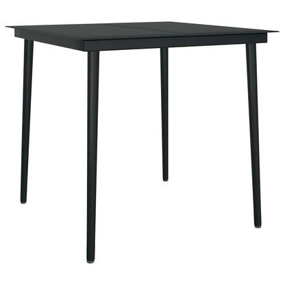 vidaXL Garden Dining Set | Black, Brown