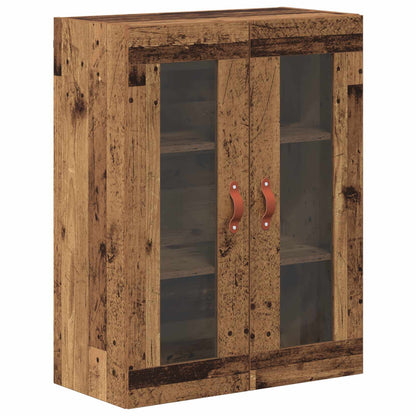vidaXL Wall Cabinets 2 pcs Old Wood 69.5 x 34 x 90 cm Engineered Wood