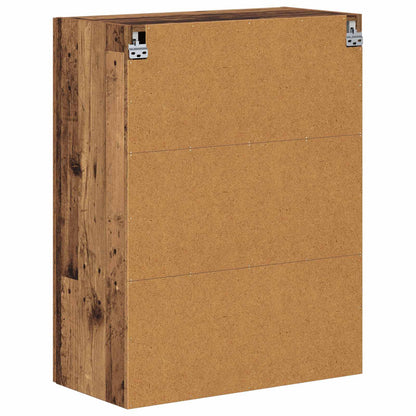 vidaXL Wall Cabinets 2 pcs Old Wood 69.5 x 34 x 90 cm Engineered Wood