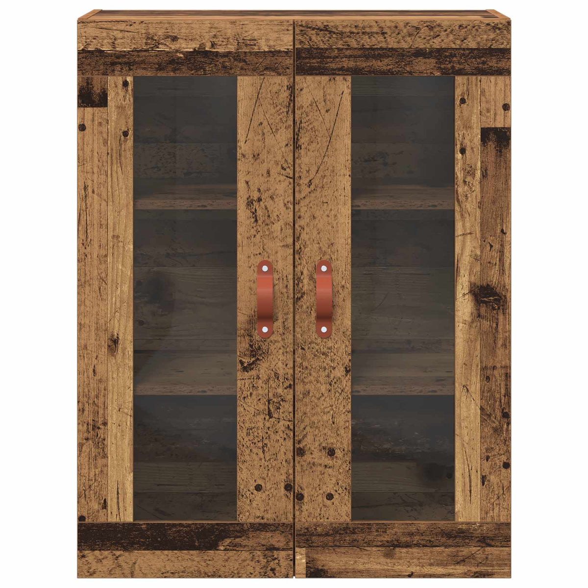 vidaXL Wall Cabinets 2 pcs Old Wood 69.5 x 34 x 90 cm Engineered Wood
