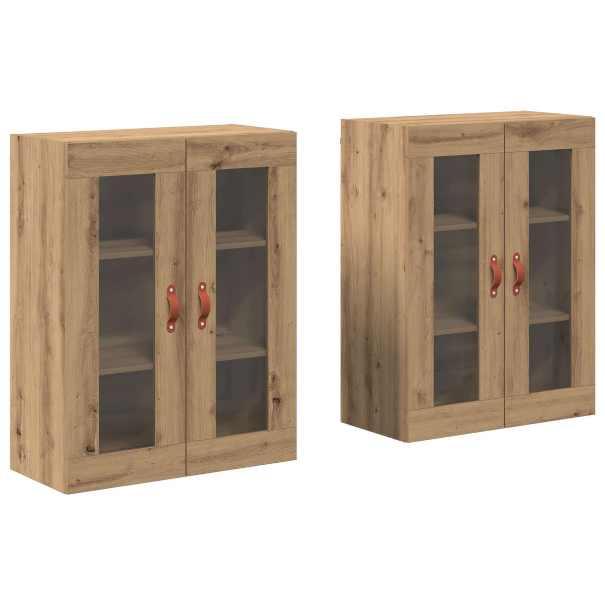 vidaXL Wall Cabinets 2 pcs Artisan Oak 69.5 x 34 x 90 cm