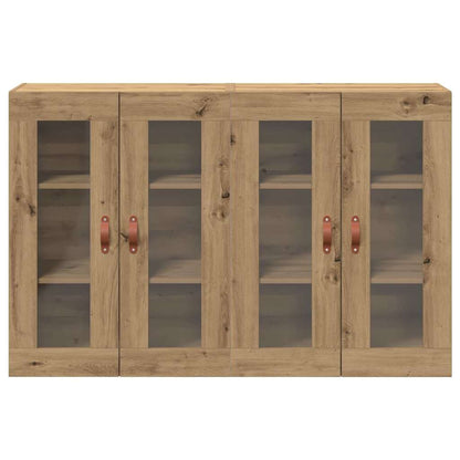 vidaXL Wall Cabinets 2 pcs Artisan Oak 69.5 x 34 x 90 cm