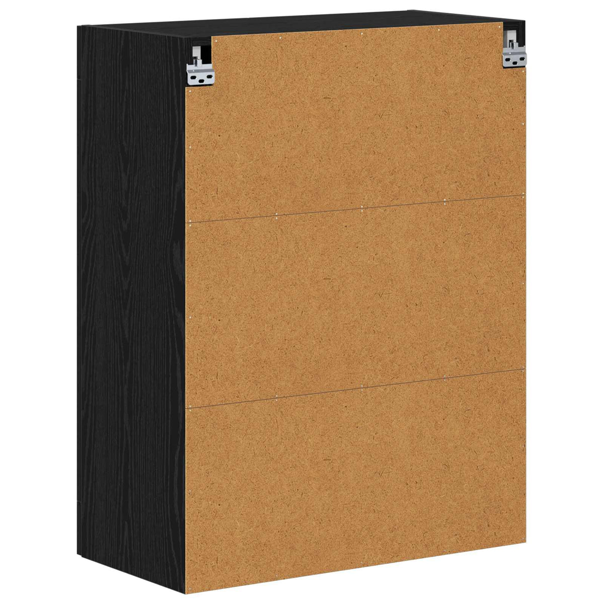 vidaXL Wall Cabinets 2 pcs Black Oak 69.5 x 34 x 90 cm Engineered Wood