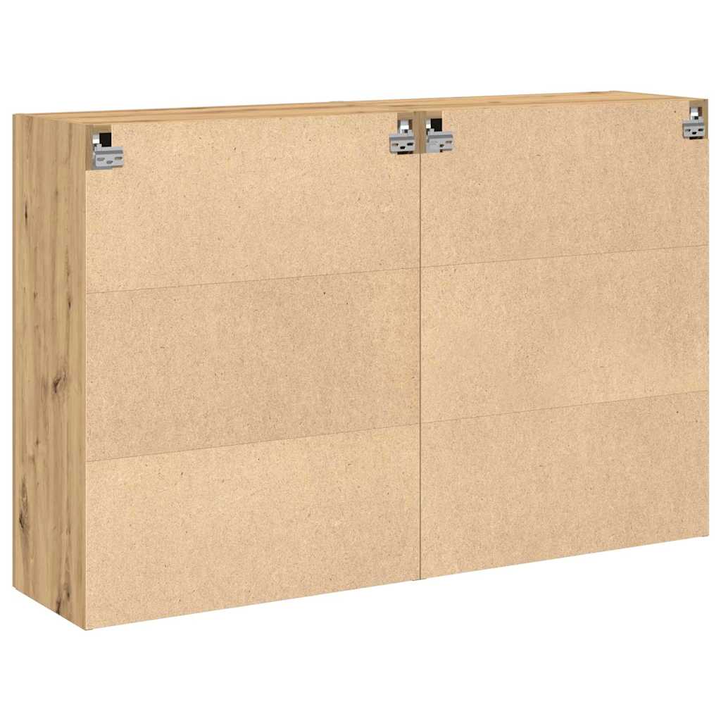 vidaXL Wall Cabinets 2 pcs Artisan Oak 69.5 x 34 x 90 cm