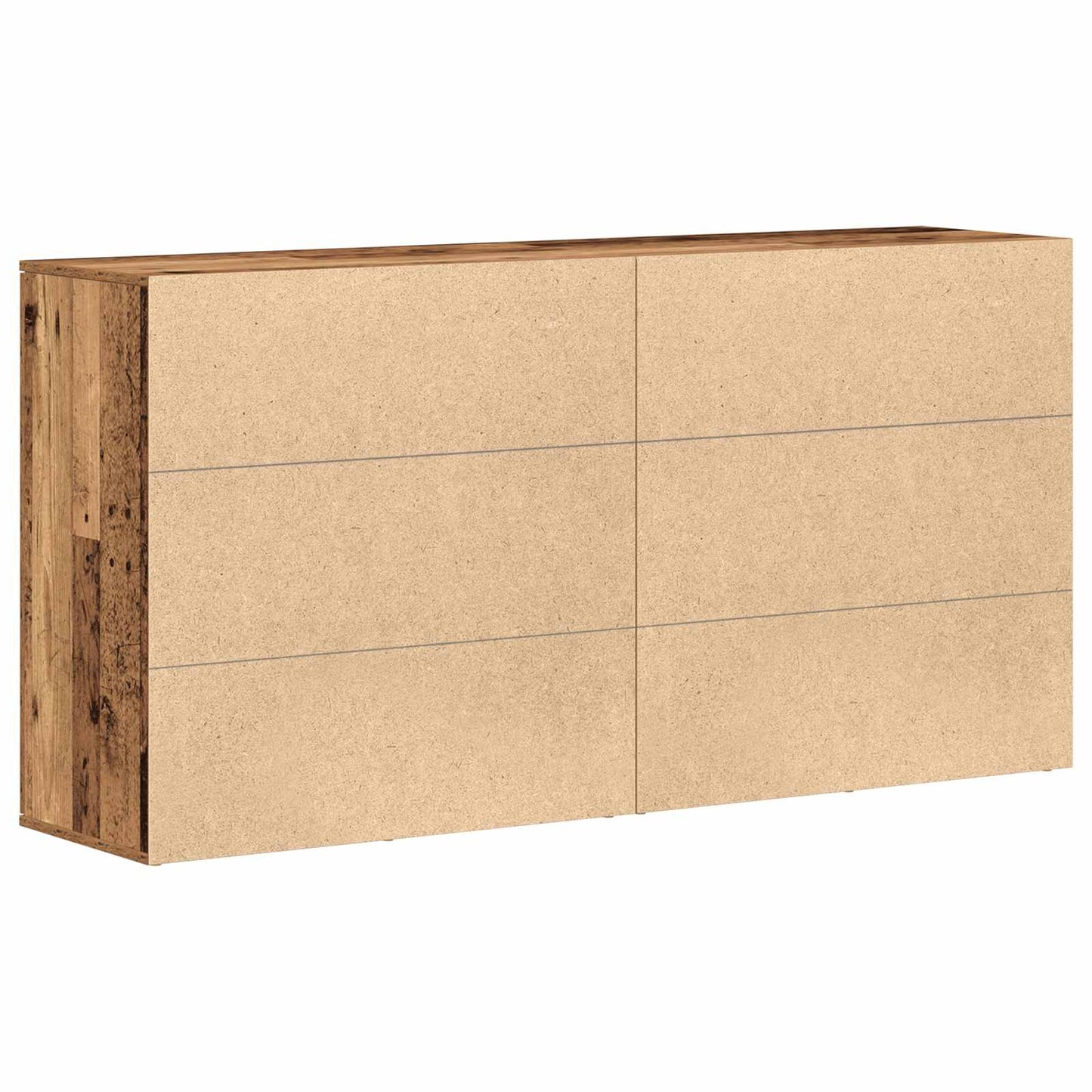 vidaXL Sideboard 2 pcs Old Wood 79 x 38 x 80 cm Engineered Wood