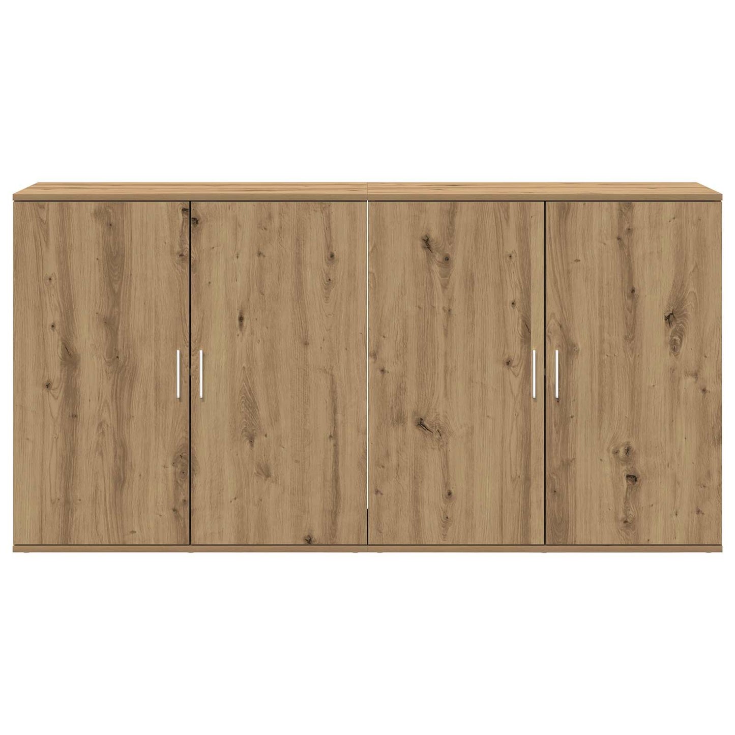 vidaXL Sideboard 2 pcs Artisan Oak 79 x 38 x 80 cm Engineered Wood
