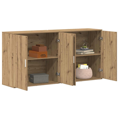 vidaXL Sideboard 2 pcs Artisan Oak 79 x 38 x 80 cm Engineered Wood