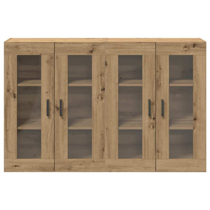 vidaXL Wall Cabinets 2 pcs Artisan Oak 69.5 x 34 x 90 cm