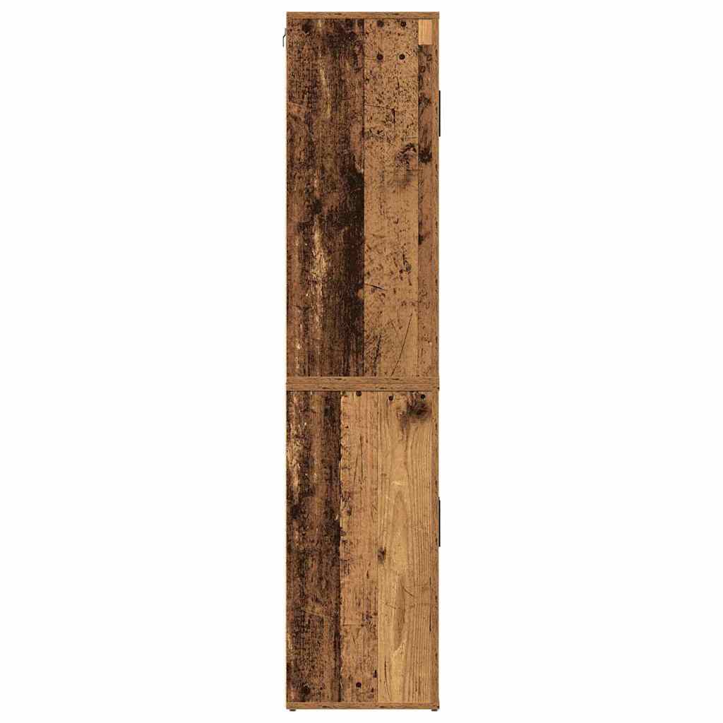 vidaXL Highboard Old Wood 80 x 33 x 150 cm Engineered Wood