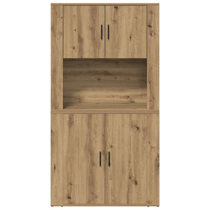 vidaXL Highboard Artisan Oak 80 x 33 x 150 cm Engineered Wood