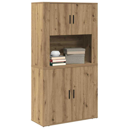 vidaXL Highboard Artisan Oak 80 x 33 x 150 cm Engineered Wood