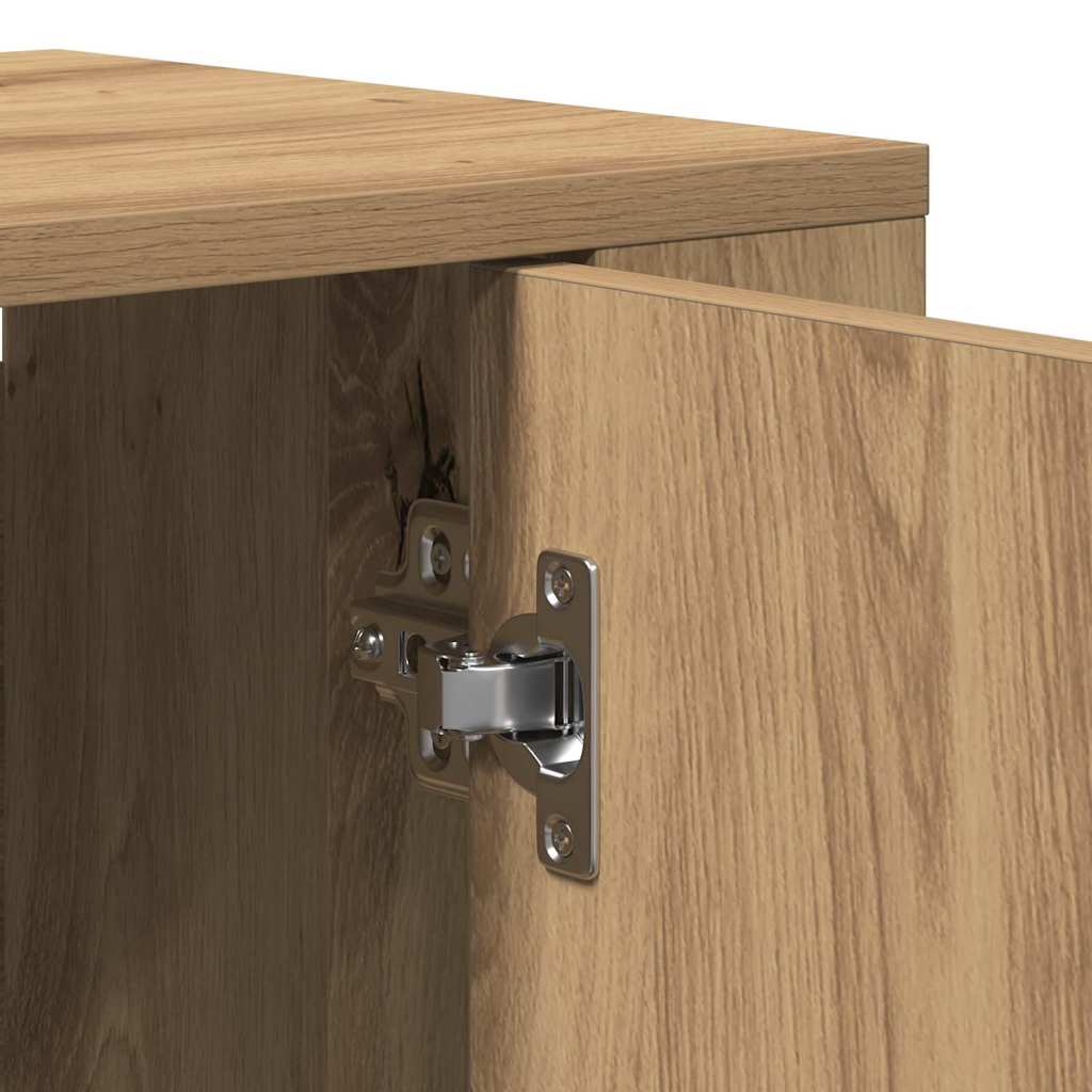 vidaXL Highboard Artisan oak 80 x 33 x 150 cm Engineered wood