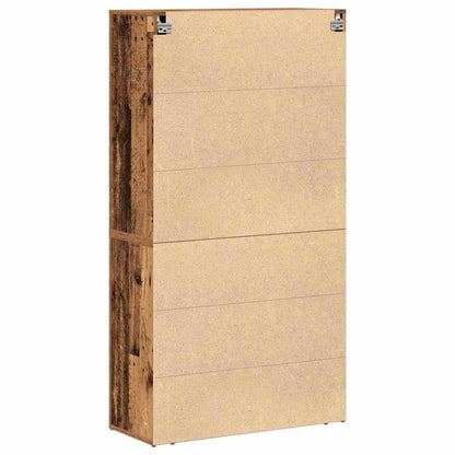vidaXL Highboard with Drawer Old Wood 80 x 33 x 150 cm Engineered Wood