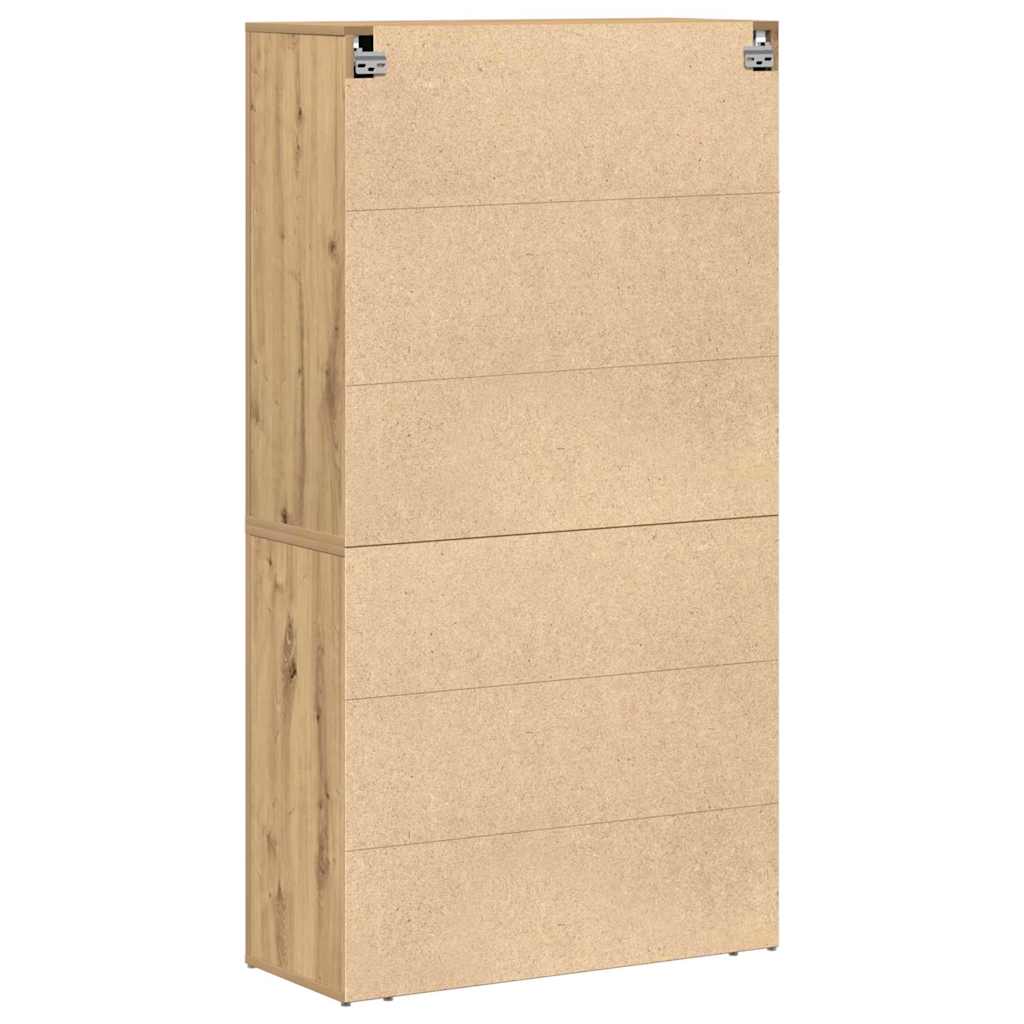 vidaXL Highboard Artisan Oak 80 x 33 x 150 cm Engineered Wood