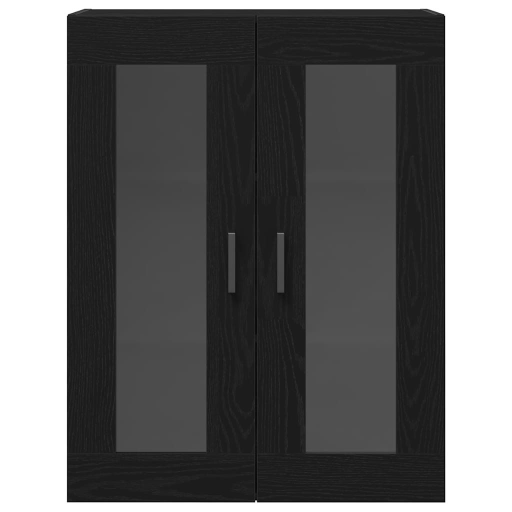 vidaXL Highboard 2 pcs Black oak 69.5 x 34 x 180 cm Engineered Wood