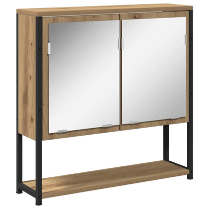 vidaXL Bathroom Furniture Set 3 pcs Artisan Oak Engineered Wood