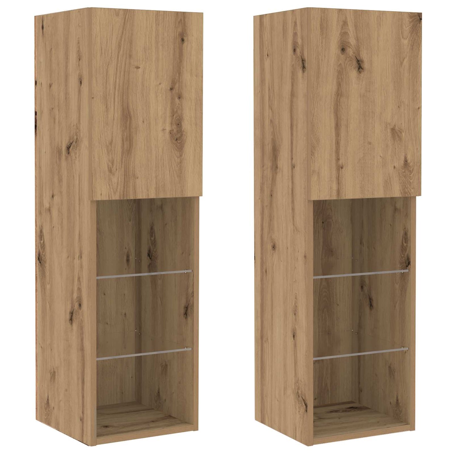 vidaXL TV Cabinet Set 6 pcs Artisan oak Engineered wood