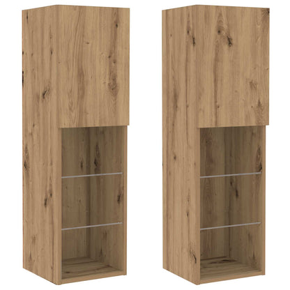 vidaXL TV Cabinet Set 6 pcs Artisan oak Engineered wood