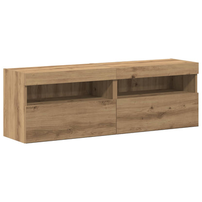 vidaXL TV Cabinet Set 6 pcs Artisan oak Engineered wood