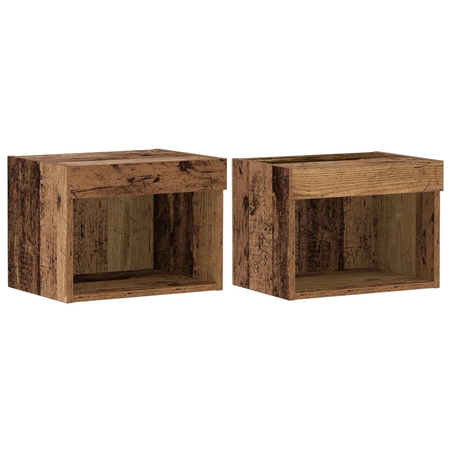 vidaXL TV Cabinet Set Wall-mounted 8 pcs Old wood Engineered wood