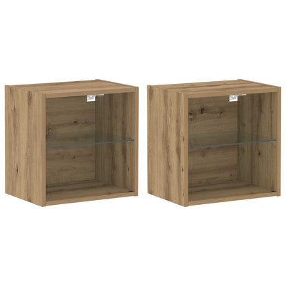 vidaXL TV Cabinet Set 8 pcs Artisan oak Engineered wood