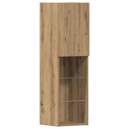 vidaXL TV Cabinet 4 pcs Artisan oak Engineered wood