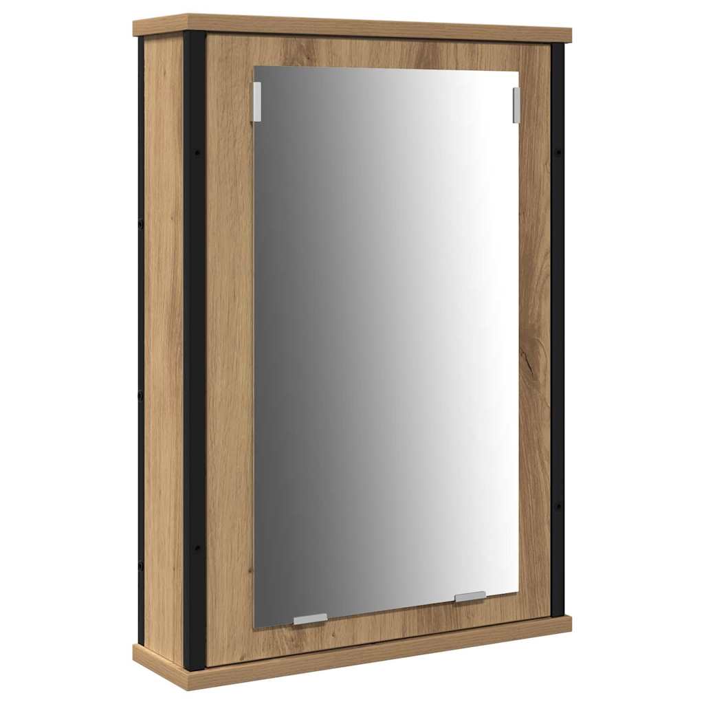 vidaXL Bathroom Furniture Set 3 pcs Artisan Oak Engineered Wood