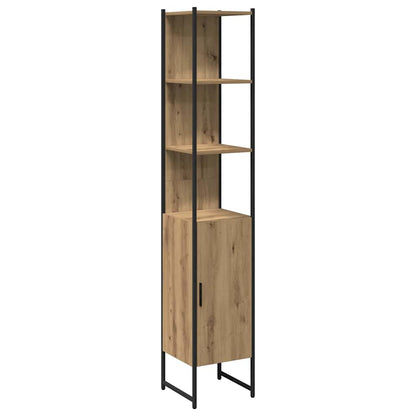 vidaXL Bathroom Furniture Set 3 pcs Artisan Oak Engineered Wood