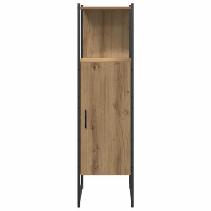 vidaXL Bathroom Furniture Set with Shelf 4 pcs Brown Engineered wood