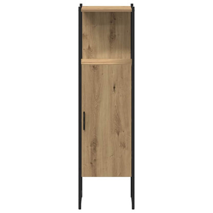 vidaXL Bathroom Furniture Set with Shelf 4 pcs Brown Engineered wood