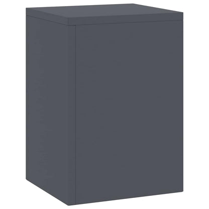 vidaXL Plant Stand 2 pcs Anthracite 24 x 24 x 35 cm Steel