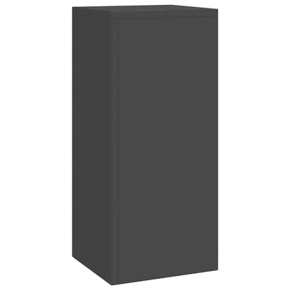vidaXL Plant Stand 2 pcs Black 24 x 24 x 55 cm Steel