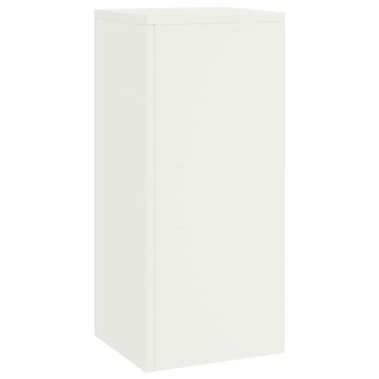 vidaXL Plant Stand 2 pcs White 24 x 24 x 55 cm Steel